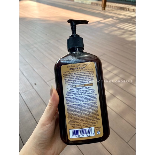 Lotion dưỡng da nâu H.emp Malibu 530ml