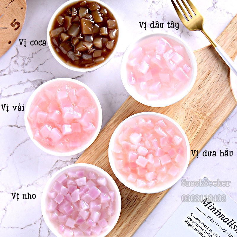 [Mã 267FMCGSALE giảm 8% đơn 500K] Thạch dừa - Có nước ép hoa quả - Dai dai, giòn giòn - Gói 35g- SNACK SEEKER | BigBuy360 - bigbuy360.vn