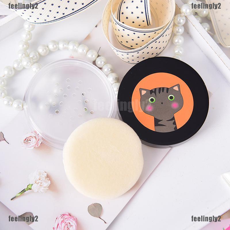 ❤Mặt Trời❤ Hộp Tròn Đựng Mút Trang Điểm Tiện Lợi