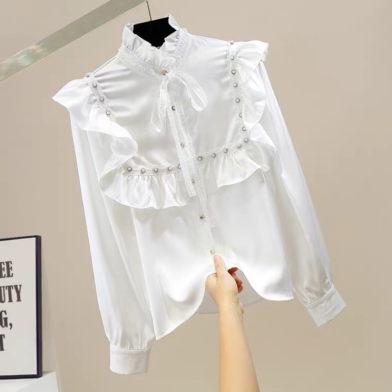 Áo sơ mi công sở phối ren siêu phẩm cực xinh cho nàng tiểu thư ngọt ngào - Madela Dress