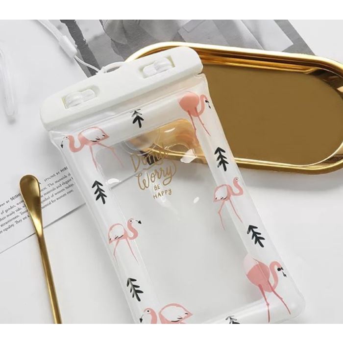 [Loại Dày] Túi phao đựng điện thoại nhiều hình, dạng phao nổi, chống chìm, đi bơi, đi mưa, có dây deo