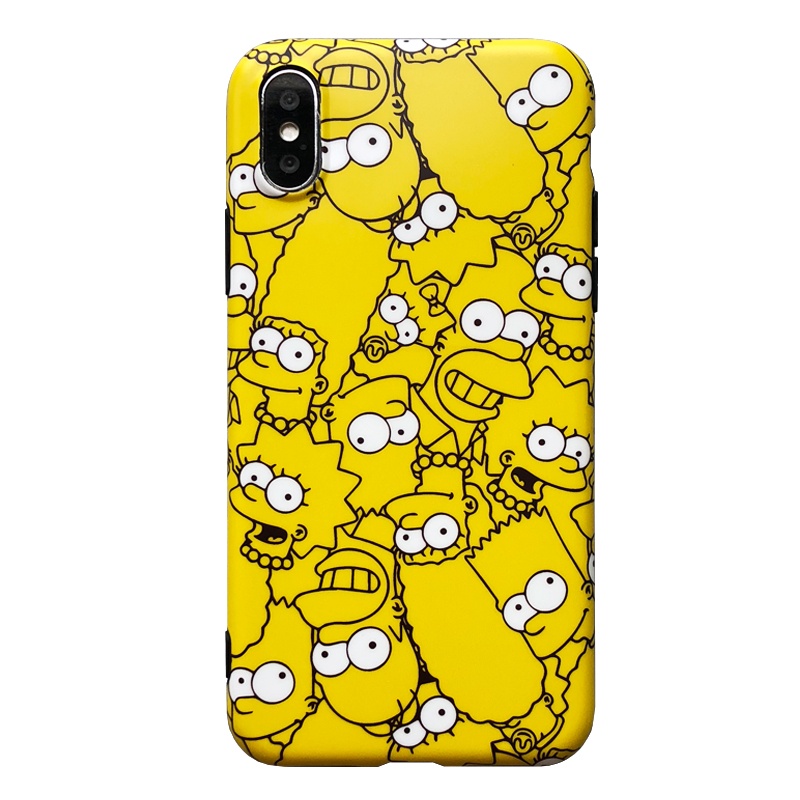 Ốp lưng iphone Gia đình Simpson TPU trơn dẻo mềm 5/5s/6/6plus/6s/6splus/7/7plus/8/8plus/x/xs/11/12/pro/max/plus/promax