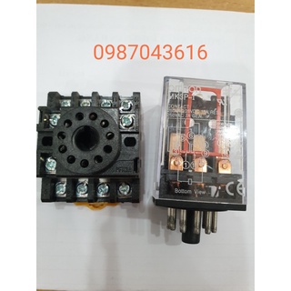 Rơ le trung gian 11 chân tròn 220v,