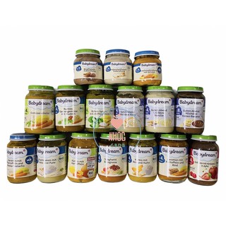 Hũ dinh dưỡng hữu cơ Bio Babydream 125g/190g/220g cho bé từ 4m+
