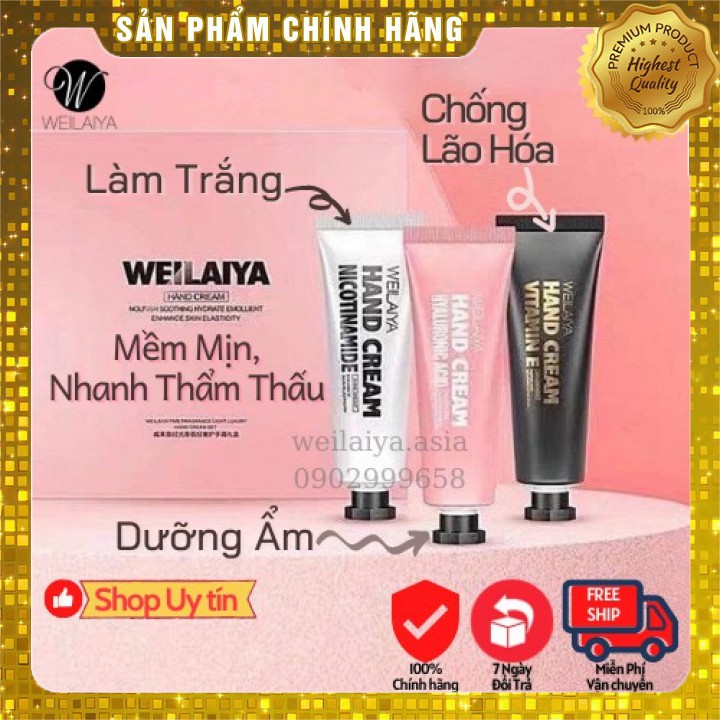 Kem Tay Cao Cấp WEILAIYA - Kem Dưỡng ẩm 3 chiều _ Làm trắng / Chống lã.o hó.a [ Chính Hãng ] | BigBuy360 - bigbuy360.vn