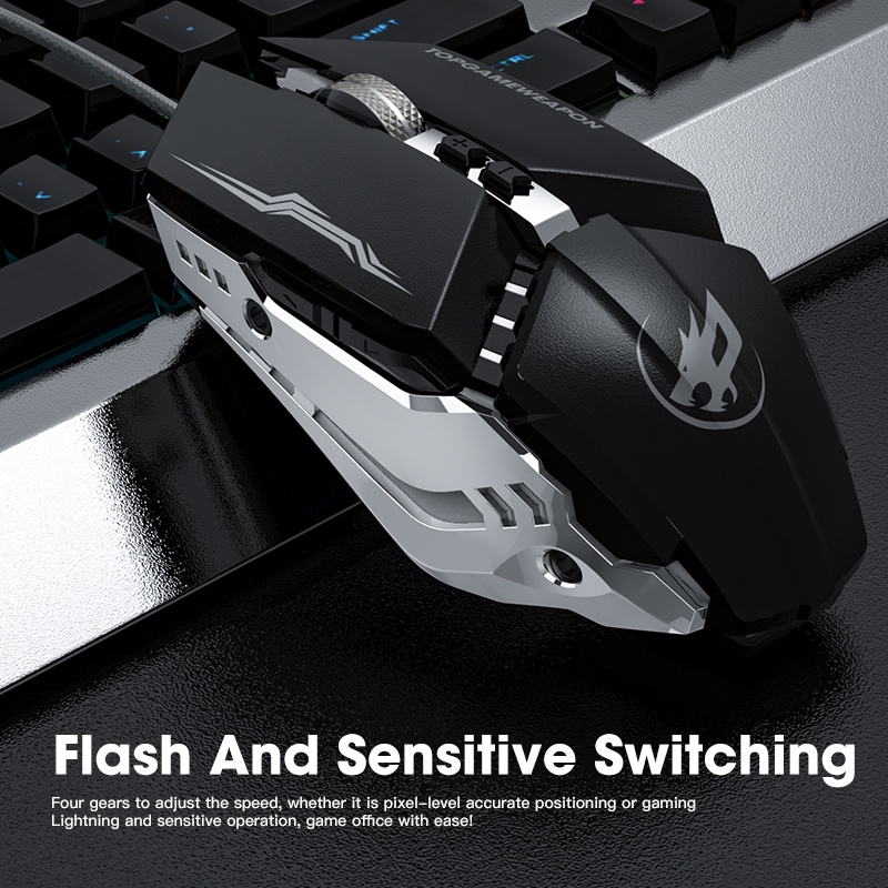 SHIP NHANH Chuột có dây Niye T9 USB chơi game cơ học tính năng vượt trội