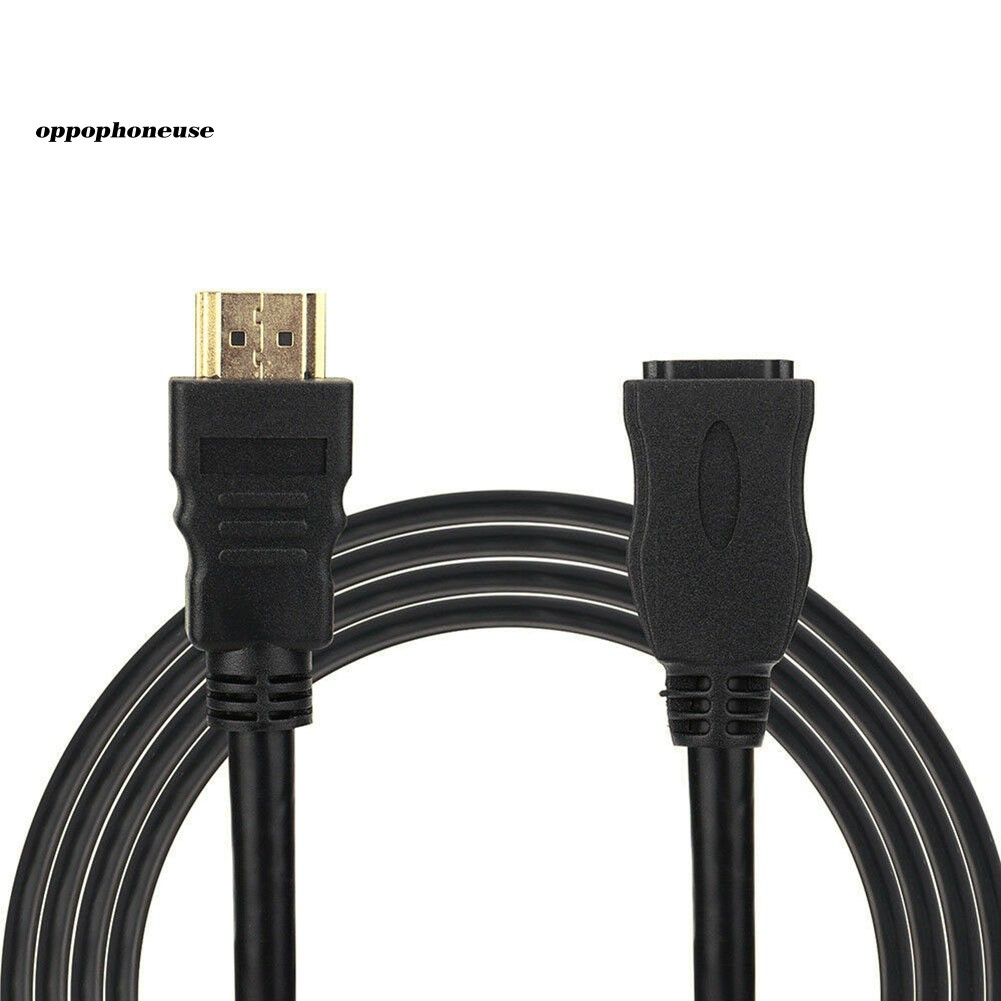 Cáp nối dài HDMI 0.3 / 0.5 / 1 / 1.5m mạ vàng chuyên dụng chất lượng cao