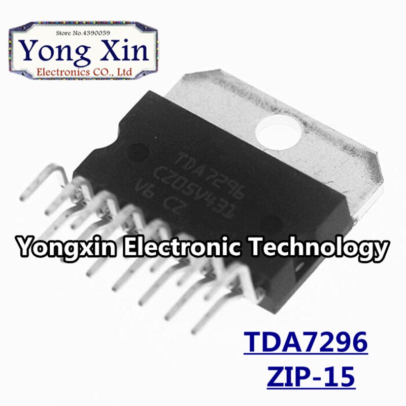 Bộ 5 Linh Kiện Khuếch Đại Âm Thanh Công Suất Cao TDA7296 7296 ZIP-15 60W