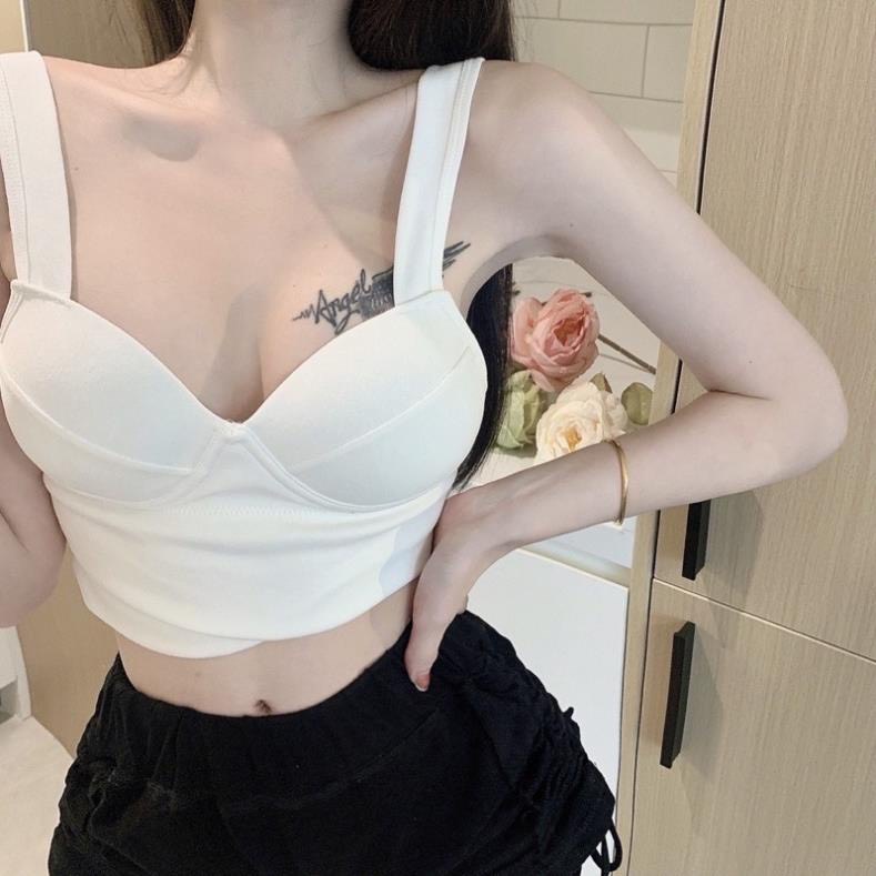 áo bra có mút đẹp chất len tăm tôn vòng 1 c