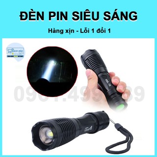 [Bách hóa online 247] Đèn Pin Cầm Tay Siêu Sáng- Tuổi Thọ Pin Cao, Chống Nước Tốt, Độ Bền Cao, Tích hợp 5 Chế Độ