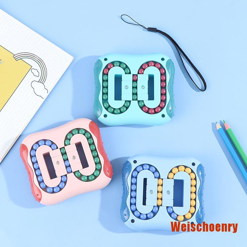 WEenry Rotating Magic Bean Fingertip Toys Intelligence Cube Stress Relieve Fing
