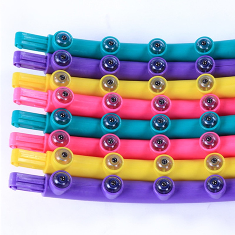 Vòng lắc eo massage Hula Hoop size lớn 98cm hạt từ tính, giảm mỡ bụng