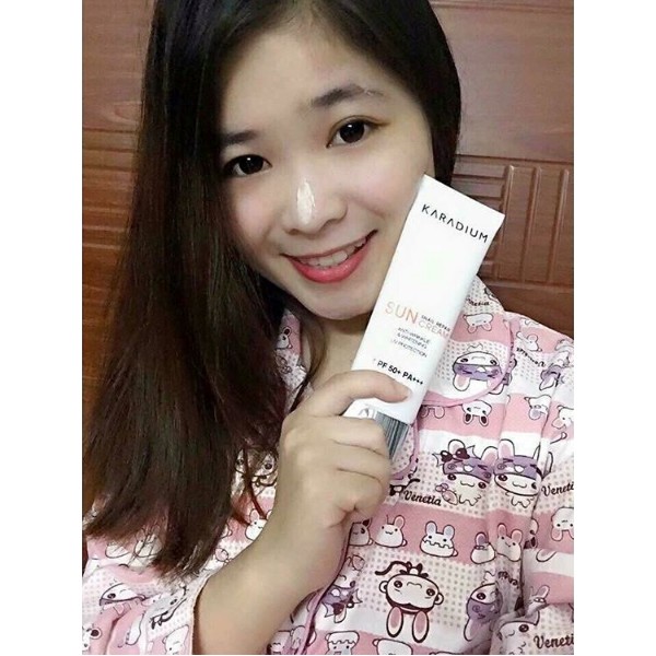 Kem chống nắng karadium snail repair sun cream spf 50+ pa+++