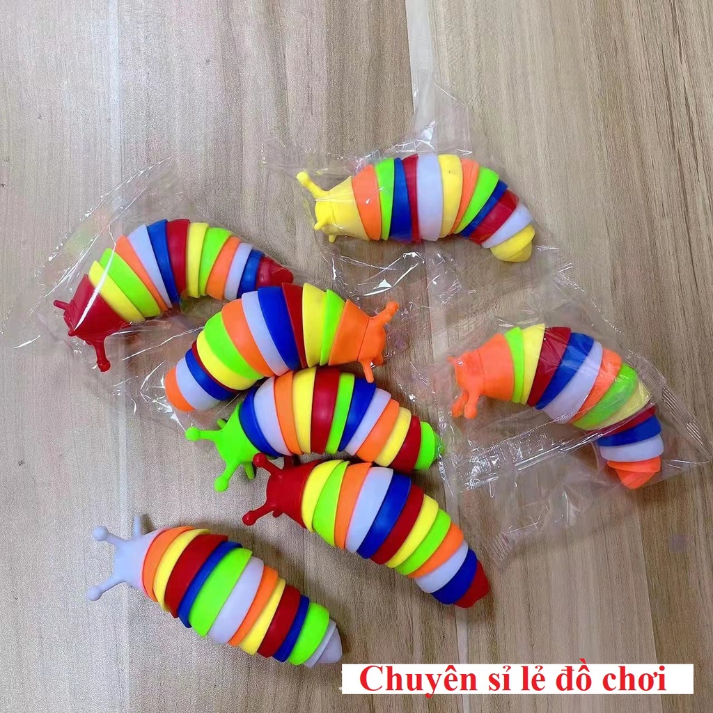 Đồ chơi ốc sên 3D giảm stres , Tôm nhựa ABS, đồ chơi kích thích giác quan trẻ em, giúp giảm căng thẳng
