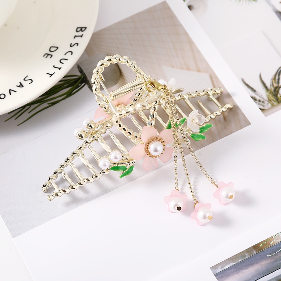 Kẹp Tóc Đính Hạt Ngọc Trai Giả Bằng Hợp Kim Phong Cách Hàn Quốc Cho Nữ