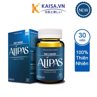 Sâm Alipas Platinum Hộp 30 Viên, Sinh Lý Nam, Chính Hãng, Bổ Thận, Tráng Dương - Kaisa.vn