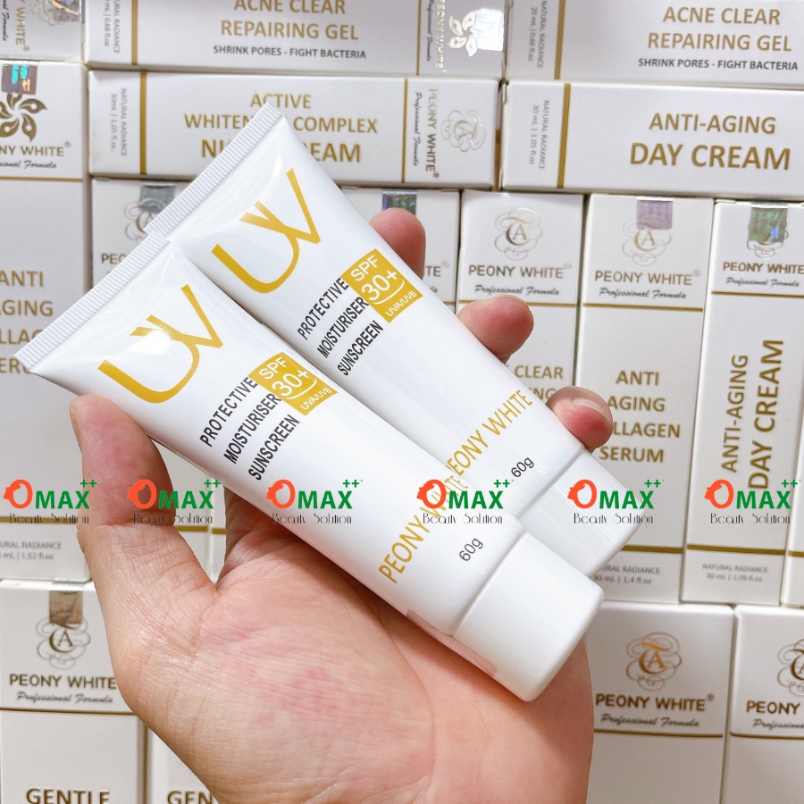 KEM CHỐNG NẮNG PEONY WHITE NANO 60ml - SIÊU MỊN - SIÊU CHỐNG NẮNG - GIÚP CÂN BẰNG DA SPF 30+