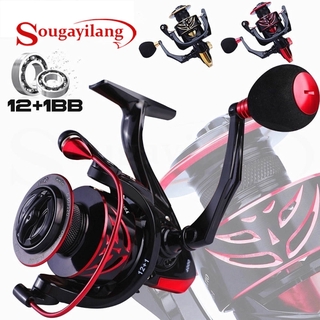 Sougayilang máy câu cá 12 + 1bb tốc độ cao chống trượt bằng eva 12kg