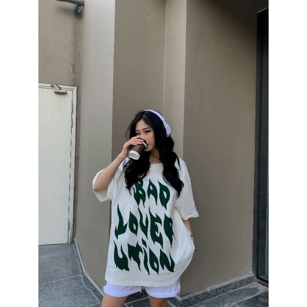 Áo thun cotton "Bad lover"