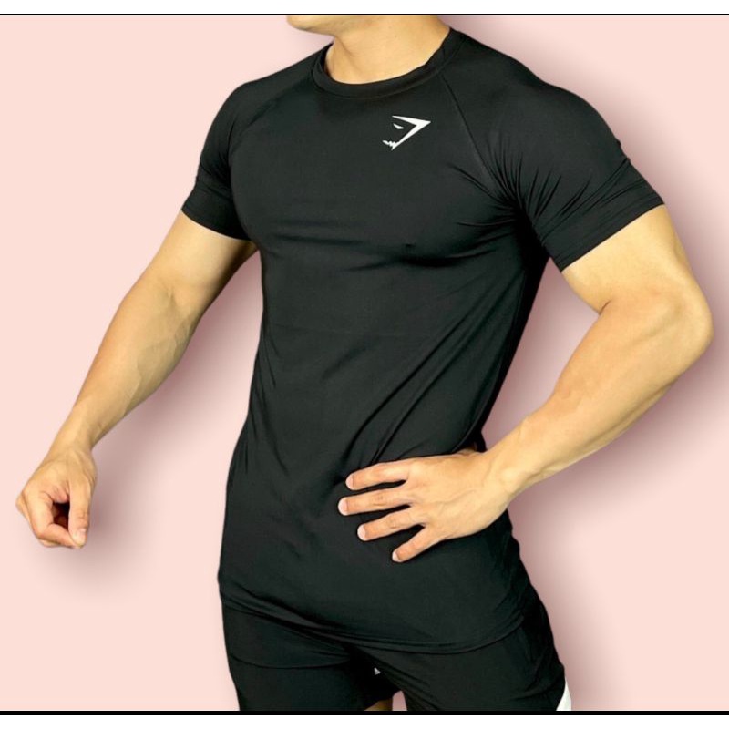 Áo thun gym nam GYMSHAK, áo thun thể thao nam phom body cực chất