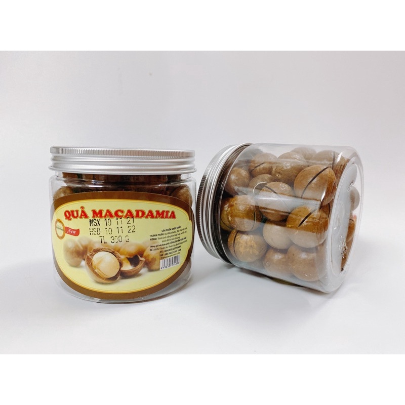 HẠT MACCA HỘP 300G/ QUẢ MẮC CA/ MACADAMIA