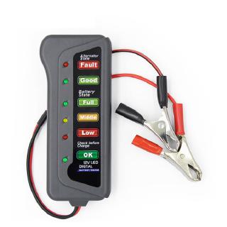 Battery Tester 12V Battery Tester Portable Car Battery Tester with 6 LEDs Hot Sale