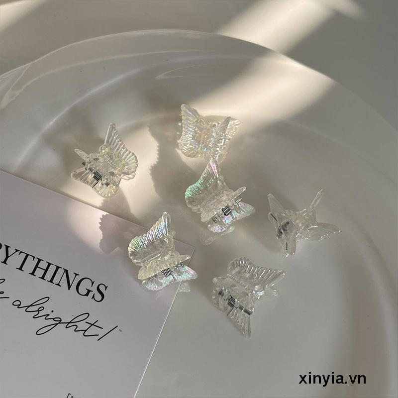 Kẹp Tóc Hình Bướm Mini Trong Suốt Dành Cho Nữ