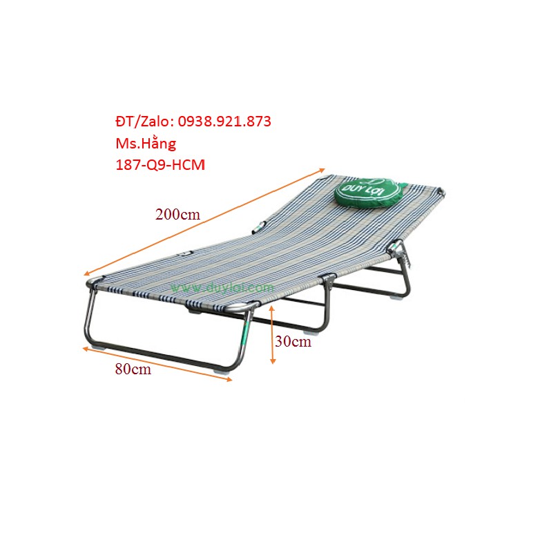 GIƯỜNG XẾP DUY LỢI INOX CỠ ĐẠI - Mã: GIĐ80 -