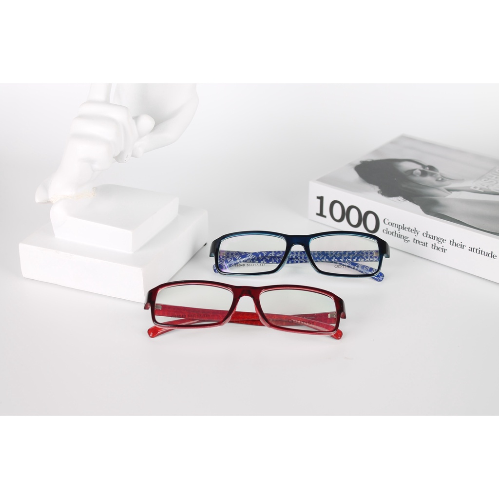 Gọng kính nhựa 86040 thời trang nam nữ cá tính siêu bền OURESS