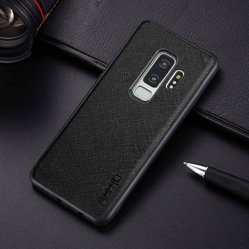Ốp Lưng Chất Liệu TPU Phối Da Cho Samsung Galaxy S8 S9 Plus Samsung Galaxy S8 S9 Plus Note 9 10 2022