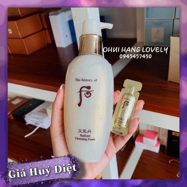 Gel Rửa Mặt Whoo Cheongidan Hwa Hyundate 2025