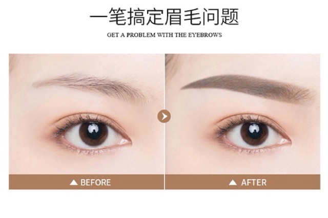 Chì Kẻ Mày Lameila Double Effect hai đầu chống nước nước không trôi. | BigBuy360 - bigbuy360.vn