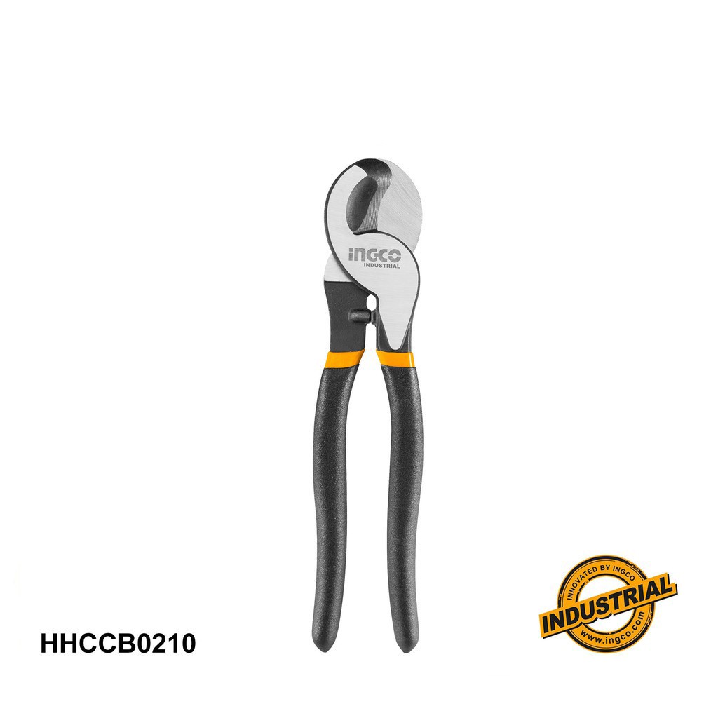 Kềm cắt cáp điện đầu lớn 10 inch/250mm Ingco HHCCB0210 Chất liệu thép carbon 55 đen bóng