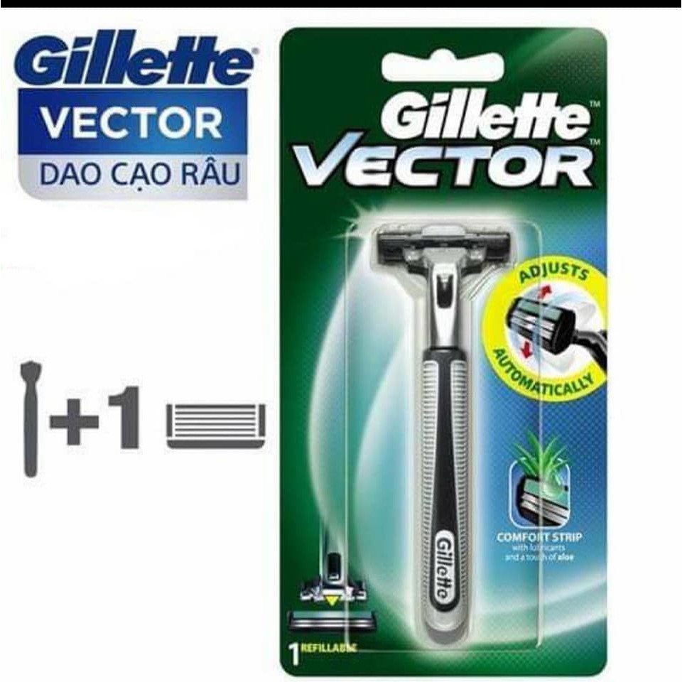 Dao cạo Gillette Vector Plus 1 Up