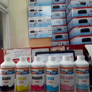 Combo 6 chai mực 1 lít Epson dye uv