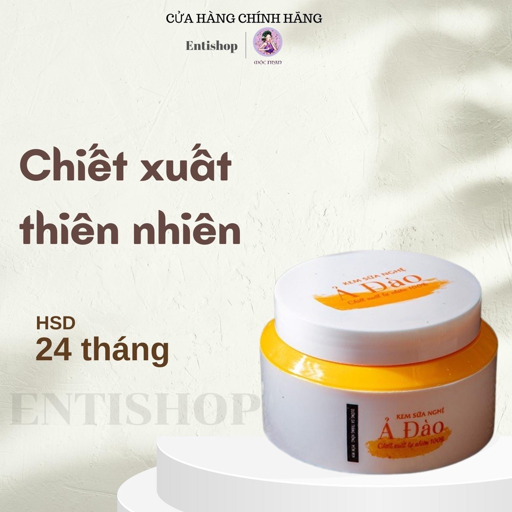 Kem sữa nghệ Ả Đào, kem dưỡng trắng da body nâng tone Mộc Nhan 150gr