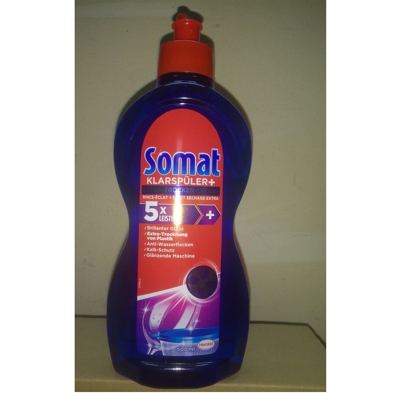 Nước làm bóng Somat 750ml  Nước trợ xả  dùng cho máy rửa bát