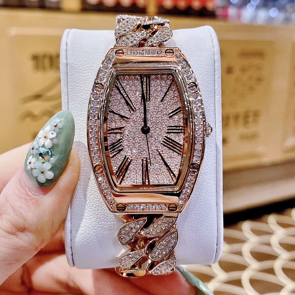 Đồng Hồ Davena Nữ Dây Mắc Xích Rose Gold Chính Hãng 36mm
