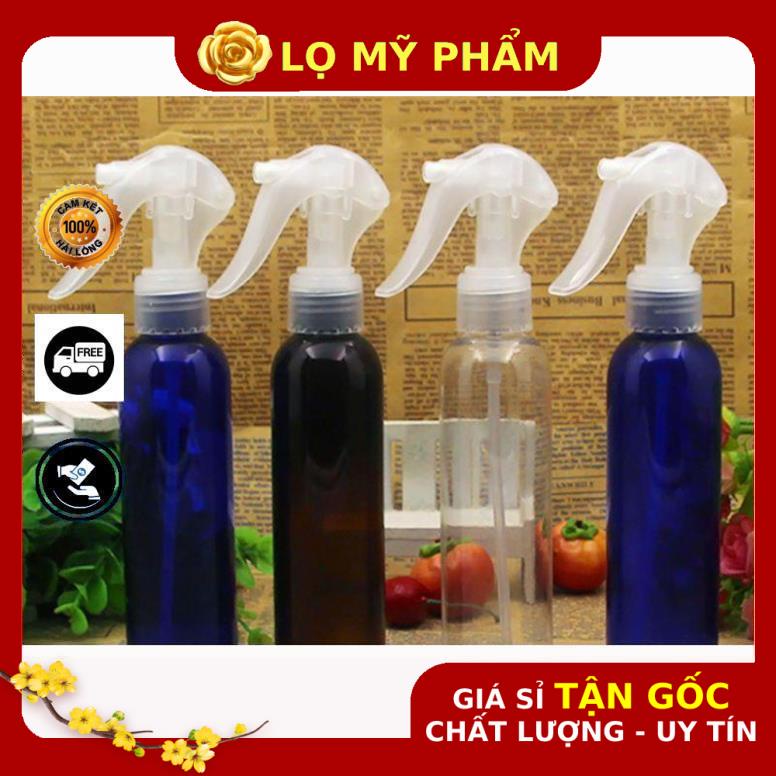 Chai Xịt Phun Sương ❤ GIÁ TỐT NHẤT ❤ Chai nhựa pet phun sương Vòi chuột 150ml,200ml,250ml,100ml rỗng chiết mỹ phẩm .