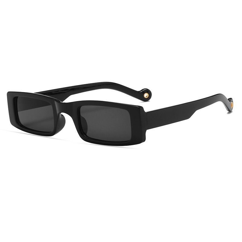 Kính mát gọng chữ nhật phong cách Retro phương Tây cho nữ