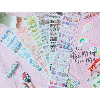 [CHIẾT 35CM] Băng Dính Washi Tape CHIẾT 35cm Series Tinh Cầu Thịt Viên siêu đáng yêu Buôn Mộng Bán Mơ