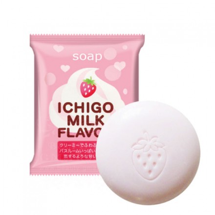 Xà Phòng Tắm Pelican Ichigo Milk Flavor Body Soap 80gr