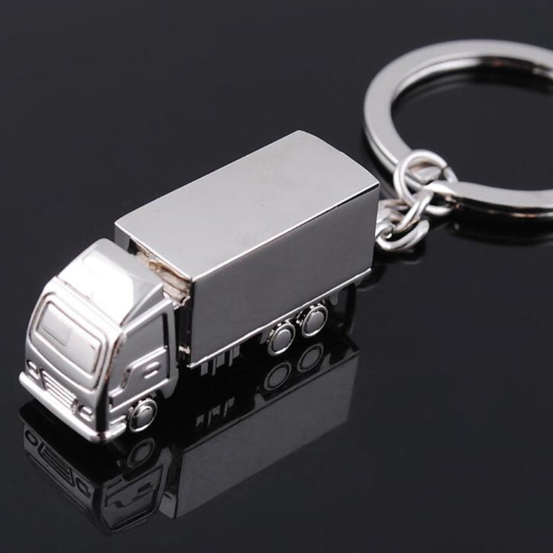 Móc khóa kim loại hình xe tải mini độc đáo sáng tạo