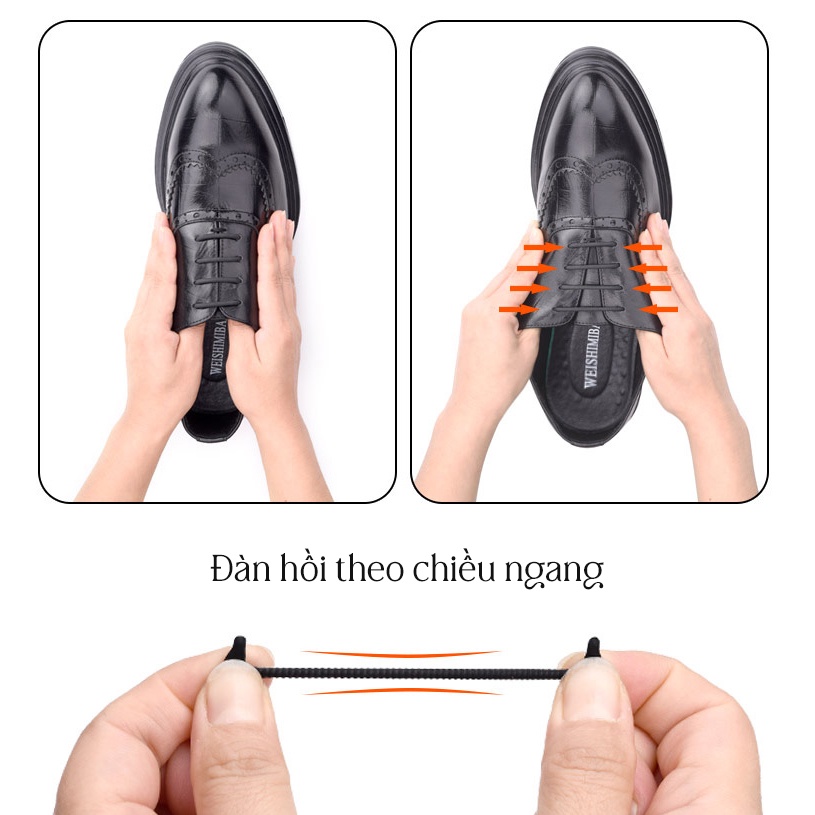 Dây Giày Thông Minh Silicon B21 Co Giãn Đàn Hồi Cao Không Cần Buộc Phù Hợp Nhiều Loại Dây Giày Tiện Lợi