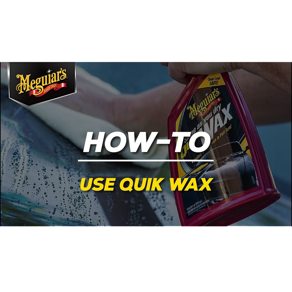 [Mã LT50 giảm 50k đơn 250k] Meguiar's Wax bóng nhanh cho sơn dòng Cleaner - Quick Wax - A1624, 710 ml, 24 oz