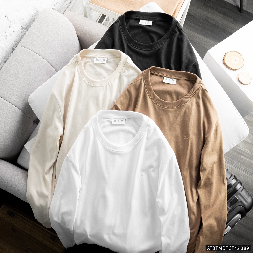 Aó thun nam giữ nhiệt dài tay Btn,form slimfit,chất vải cotton co dãn,giữ nhiệt,Hàng VNXK