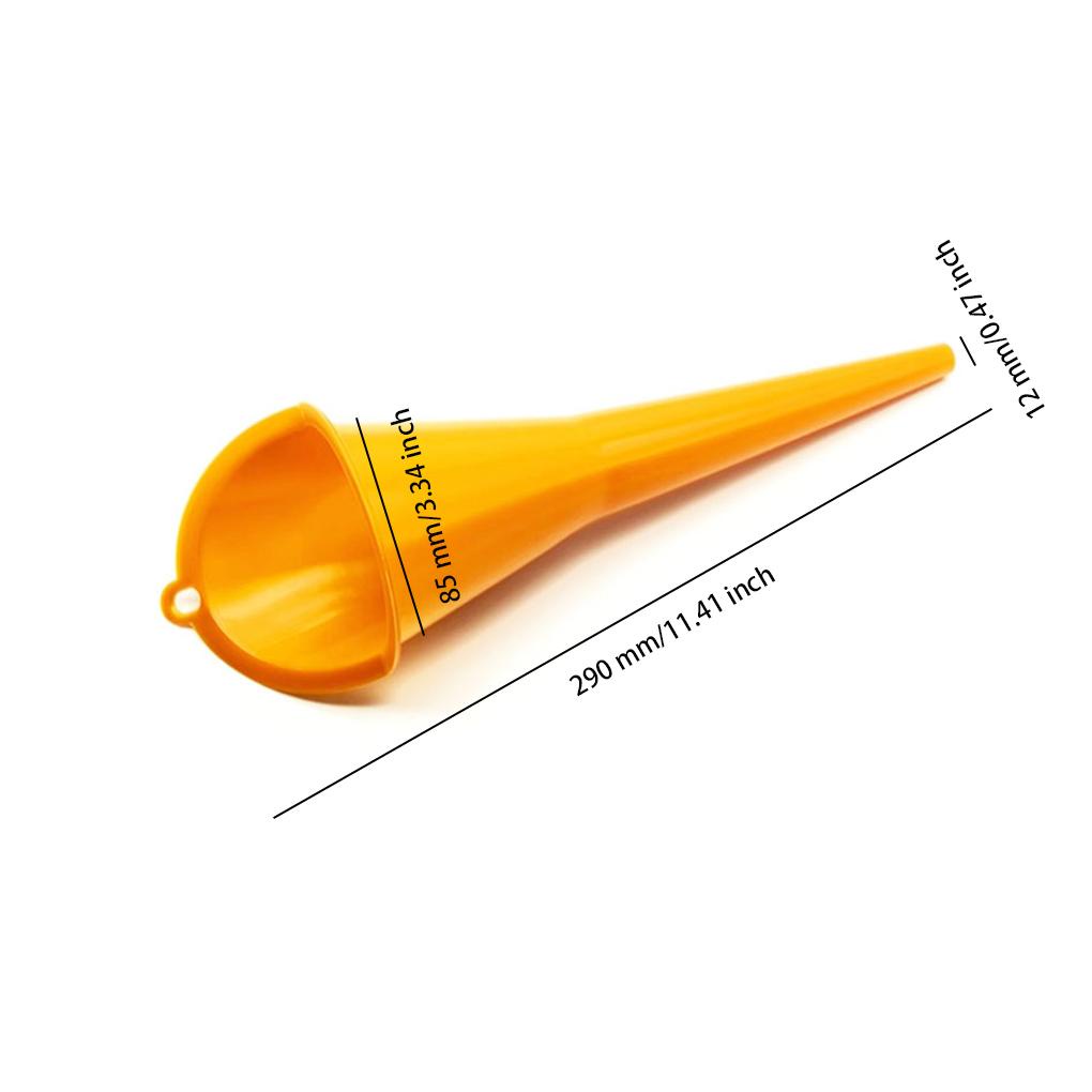 Phễu Đổ Dầu / Nước / Nhiên Liệu Thân Dài Bằng Nhựa PP Chống Văng Tự Động Cho Xe Hơi