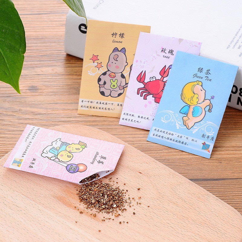 Túi Thơm Mini 12 Cung Hoàng Đạo Để Tủ Quần Áo, Giày Dép