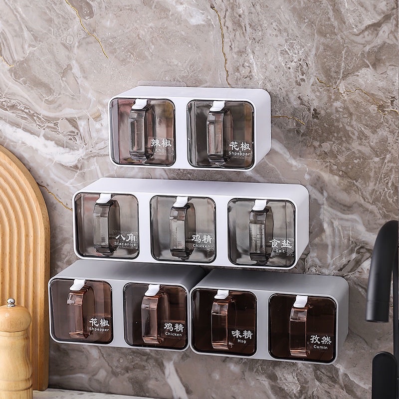 Hộp đựng gia vị treo tường
