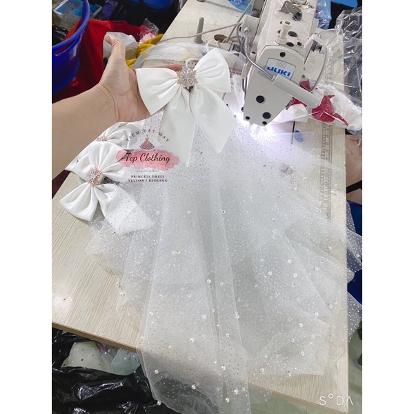 Lúp Cô Dâu Kết Ngọc - Cài Tóc Cô Dâu/Kết Ngọc  Cho Bé Gái by Tep Clothing